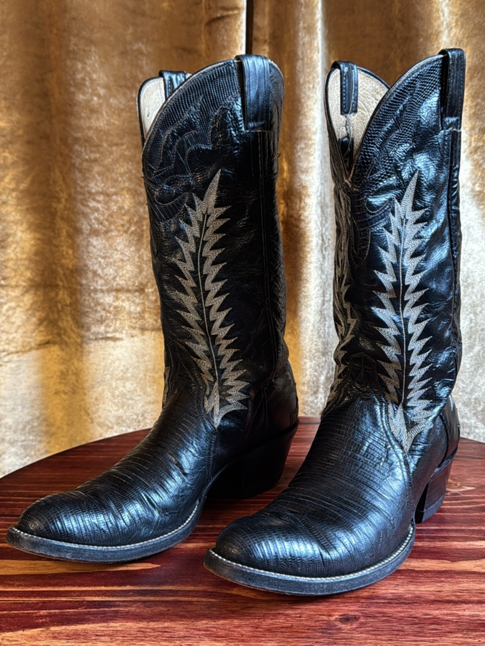 Men’s Vintage Western Boots | Sz 10 | Teju Lizard